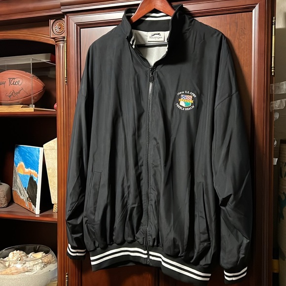 Vintage Men’s Golf 2000 100th US Open Pebble Beach,Ca Golf Course Classic Jacket - Picture 8 of 8